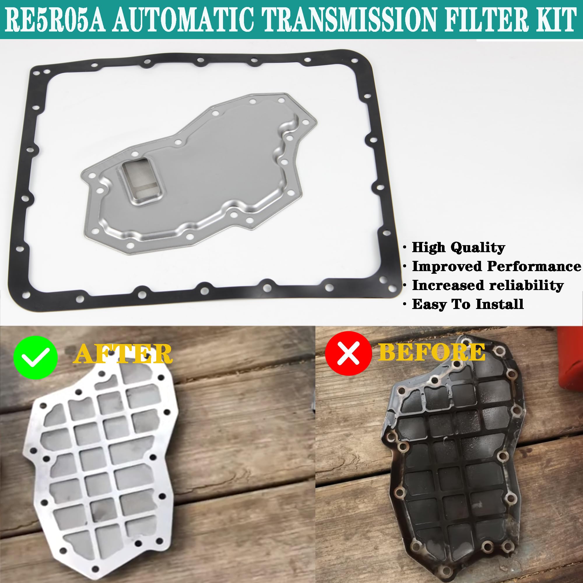 Amazon.com: YzusGomumu RE5R05A Transmission Filter Kit Compatible